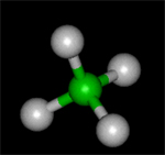 what is the geometry of the methane molecule